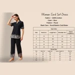 Stylish Co-ord Set for Women, Blue Floral Kurta with Pant - Image 10