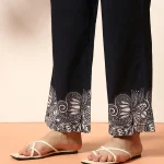 Stylish Co-ord Set for Women, Blue Floral Kurta with Pant - Image 7