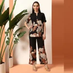 Women Daily & Casual Wear Black Cord Dress / Kurtas Set - Image 3