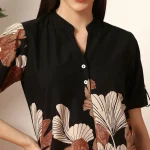 Women Daily & Casual Wear Black Cord Dress / Kurtas Set - Image 6