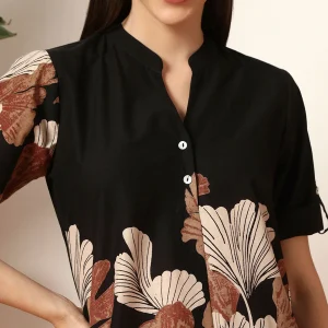 Women Daily & Casual Wear Black Cord Dress / Kurtas Set - Image 6