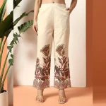 Women Pure Cotton Floral Printed White Co-ord Sets - Image 8