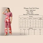 Women Purple Floral Print Cotton Kurta with Pant - Image 10