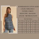 Indian Hand Block Paisley Print Pure Cotton Kurta / Top - Image 9