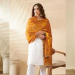 Elegant Georgette Dupatta for Women Arka Work with Sequin Ethnic Scarf - Image 2
