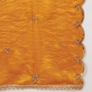 Elegant Georgette Dupatta for Women Arka Work with Sequin Ethnic Scarf - Image 8