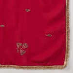 Luxury Ethnic Magenta Georgette Dupatta Delicate Sequin Work Scarf Women - Image 8