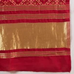 Premium Cotton Ajrakh Dupatta for Women Red Printed Scarf with Border - Image 8