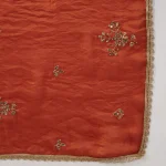 Premium Women’s Chiffon Dupatta Golden Sequin Work Ethnic Stole Scarf - Image 8