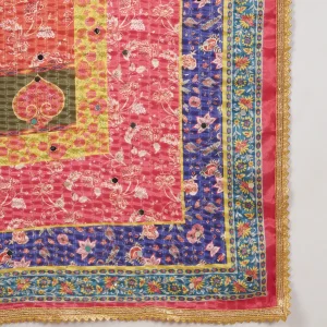 Traditional Multicolor Chinnon Dupatta Ethnic Printed Designer Women Scarf - Image 8