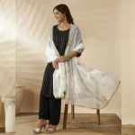 Traditional White Chiffon Soft Embroidered Dupatta Festive & Daily Wear