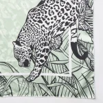 Boho Luxe Tiger Print Scarf Lightweight Satin Feel Square Wrap for Women - Image 9