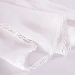 Premium White Chiffon Hijab Stole Soft Daily Wear Scarf for Women - Image 6