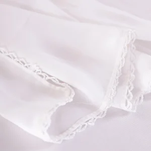 Premium White Chiffon Hijab Stole Soft Daily Wear Scarf for Women - Image 6