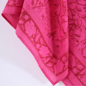 Soft Cotton Pink Paisley Fashion Wrap Women Scarf - Image 6