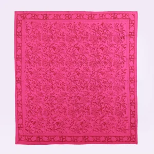 Soft Cotton Pink Paisley Fashion Wrap Women Scarf - Image 7