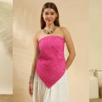 Soft Cotton Pink Paisley Fashion Wrap Women Scarf