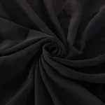 Stylish Black Chiffon Stole for Women Soft Fashion Scarf - Image 6