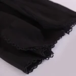 Stylish Black Chiffon Stole for Women Soft Fashion Scarf - Image 4