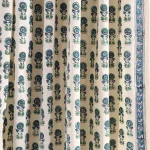 Traditional Sanganer Hand Block Print Cotton Fabric Floral Buti Design - Image 2