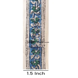 Traditional Sanganer Hand Block Print Cotton Fabric Floral Buti Design - Image 7