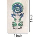 Traditional Sanganer Hand Block Print Cotton Fabric Floral Buti Design - Image 8