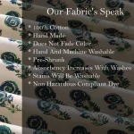 Traditional Sanganer Hand Block Print Cotton Fabric Floral Buti Design - Image 9