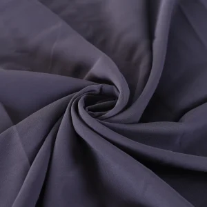 Women’s Gray Chiffon Scarf with Lace Border 66 x 28 Inch - Image 4