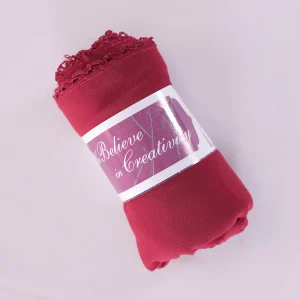 Women’s Lightweight Maroon Scarf Fashionable Daily Wear Accessory - Image 6