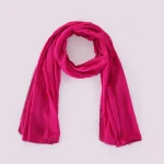 Women’s Lightweight Pink Soft Chiffon Daily Wear Wrap Scarf - Image 7