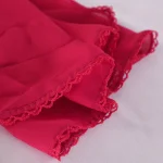Women’s Lightweight Red Wrap Fashionable Chiffon Daily Wear Scarves - Image 5