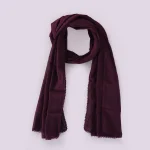 Women’s Soft Purple Chiffon Neck Scarf for Casual & Party Looks - Image 5