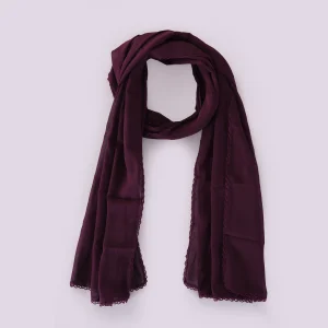 Women’s Soft Purple Chiffon Neck Scarf for Casual & Party Looks - Image 5