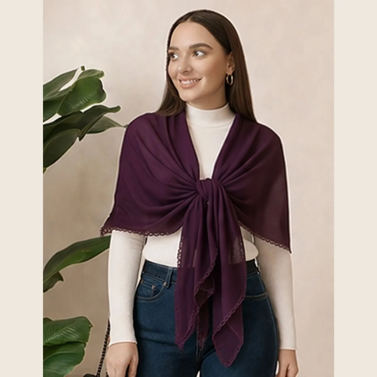 womens-soft-purple-chiffon-neck-scarf-for-casual-party-looks GPS-27 (7)