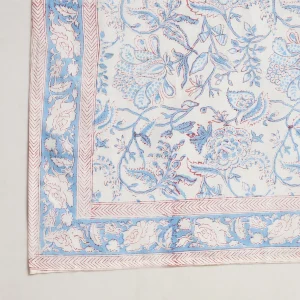 Women’s Traditional Floral Print Cotton Scarf - Image 7