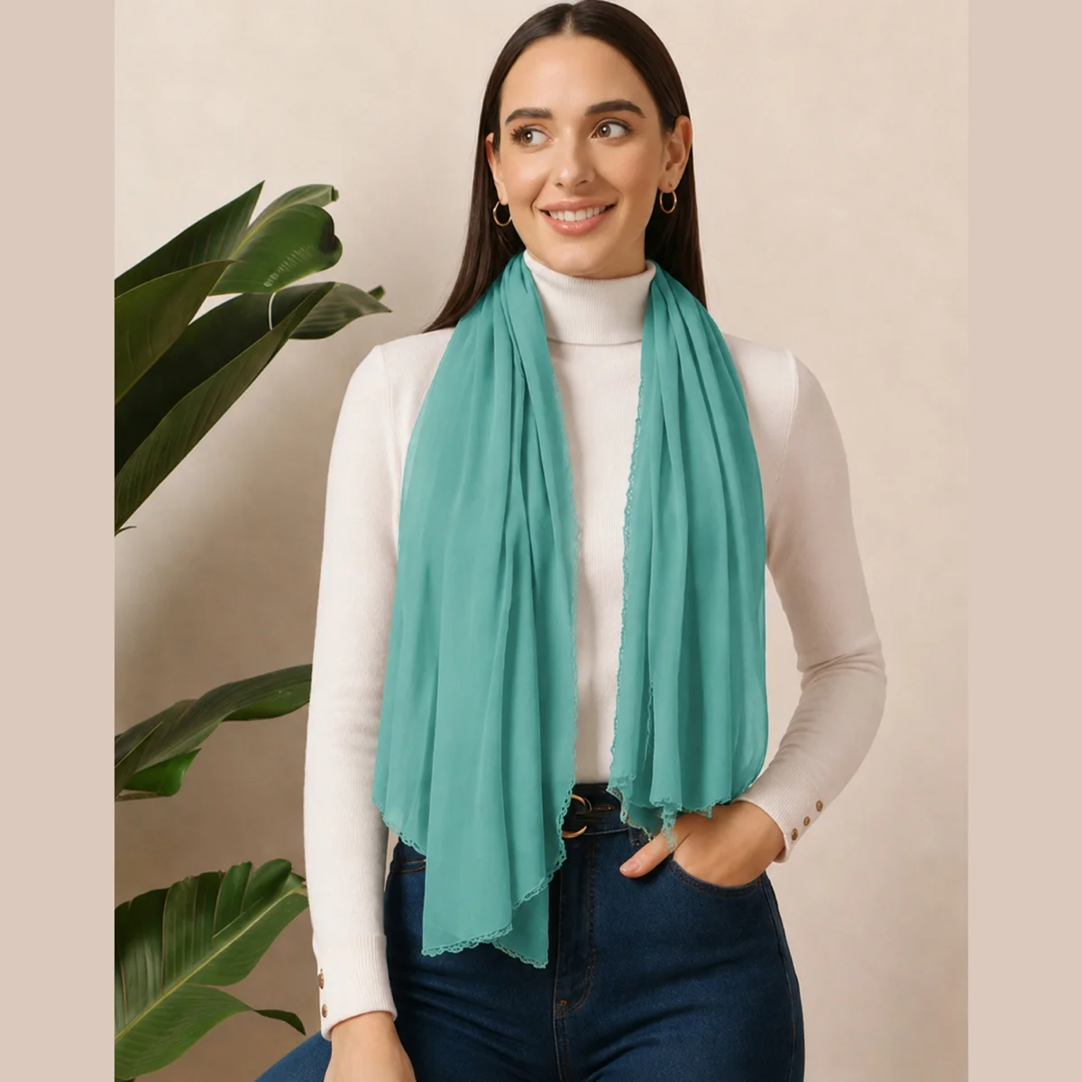 womens-turquoise-chiffon-wrap-dupatta-lightweight-scarf GPS-35 (1)