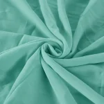 Women's Turquoise Chiffon Wrap Dupatta Lightweight Scarf - Image 7
