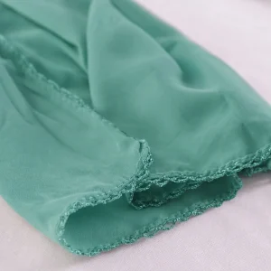 Women's Turquoise Chiffon Wrap Dupatta Lightweight Scarf - Image 8
