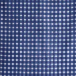 Blue Check Print Sewing Dressmaking Cotton Fabric