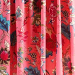 Hand Block Print Cotton Fabric Coral Pink Kurti Suit Sewing Cloths - Image 2