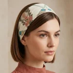 Women Pineapple Bird Print Cotton Bandana 21" - Image 6