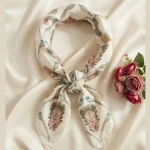 Women Pineapple Bird Print Cotton Bandana 21" - Image 8