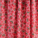 Women Red Watermelon Print Cotton Fabric 2.5 Yard - Image 2