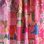 100% Cotton Fabric Pink Patchwork Running Quilting Material - Image 2