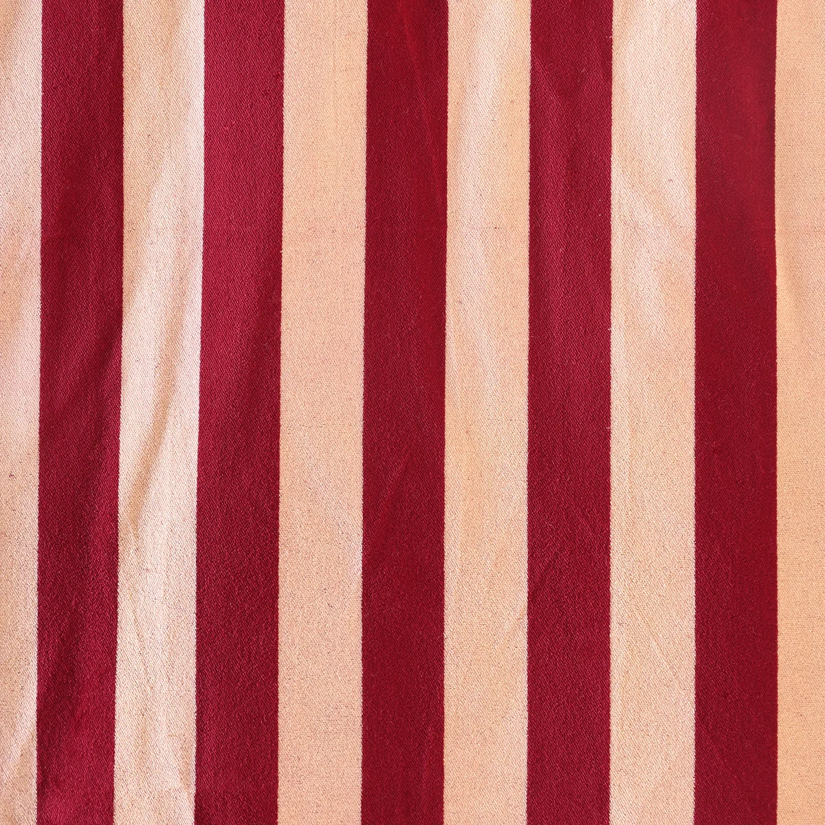 maroon-beige-striped-print-sewing-velvet-fabric-44 VF-49 (1) Maroon Beige Striped Print Sewing Velvet Fabric 44" - Image 1