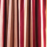 Maroon Beige Striped Print Sewing Velvet Fabric 44" - Image 2