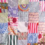 Multi Indian Cotton Patchwork Fabric By 10 Yard